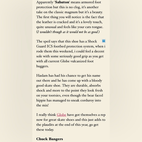 Globe Haslam-Sabaton Men’s Skateboard Shoes in Size 10 (Chris Haslam) - Picture 14 of 14